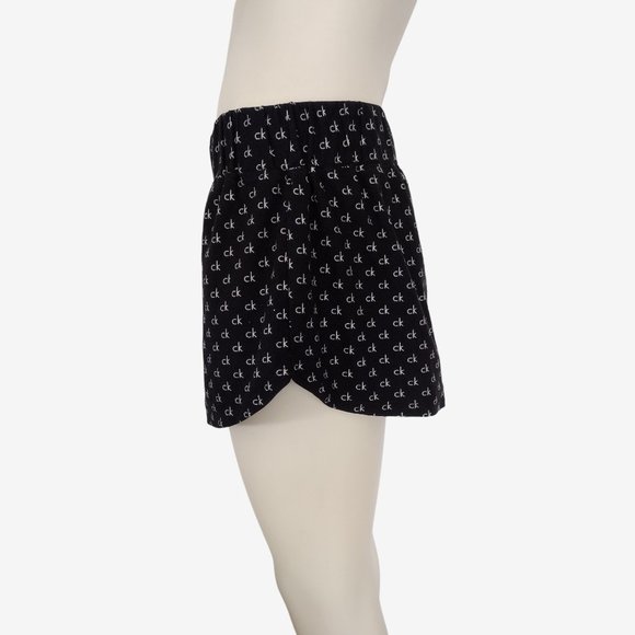 Calvin Klein Black and White CK Logo Pajama Shorts Size XL - Picture 6 of 9
